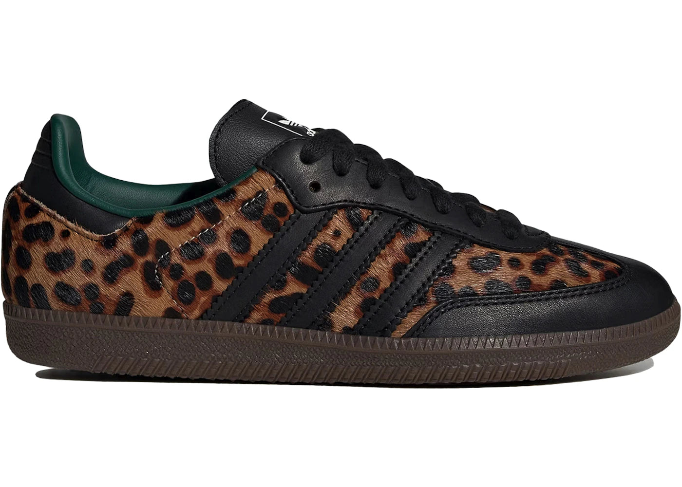Adidas Samba OG Black Green Leopard - JI2735